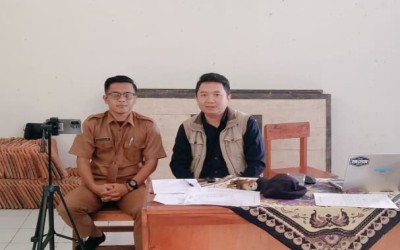 Kegiatan Pemantauan Pengawas Silang Secara Virtual Saat Pelaksanaan TKA di SMK Mekarwangi Talegong